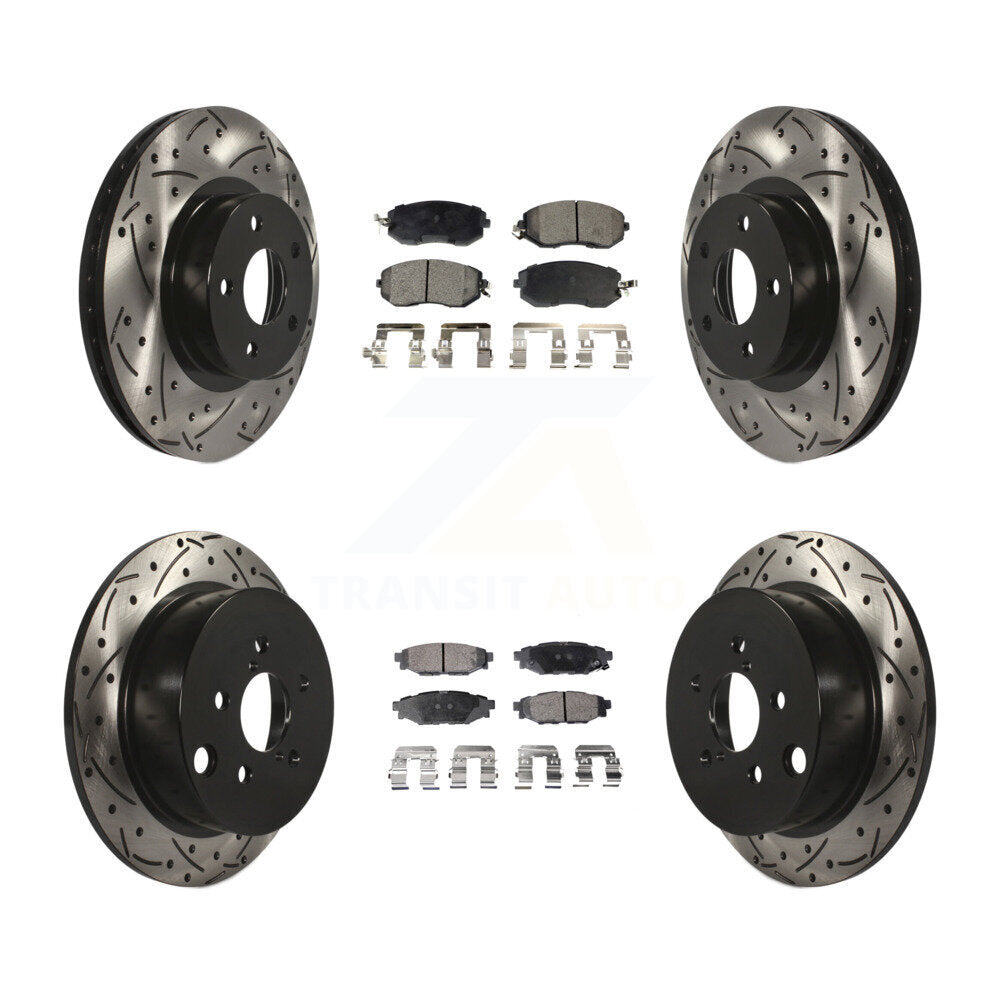 Disc Rotors and Ceramic Brake Pads Kit-KDT-100275 - Kit.bestparts.ca