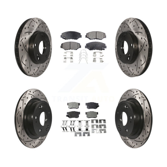 Disc Rotors and Ceramic Brake Pads Kit-KDT-100281
