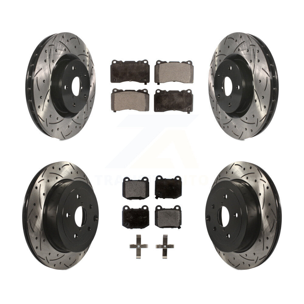Disc Rotors and Ceramic Brake Pads Kit-KDT-100292 - Kit.bestparts.ca