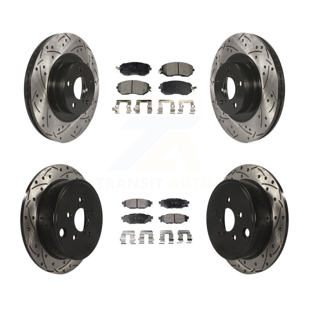 Disc Rotors and Ceramic Brake Pads Kit-KDT-100295 - Kit.bestparts.ca