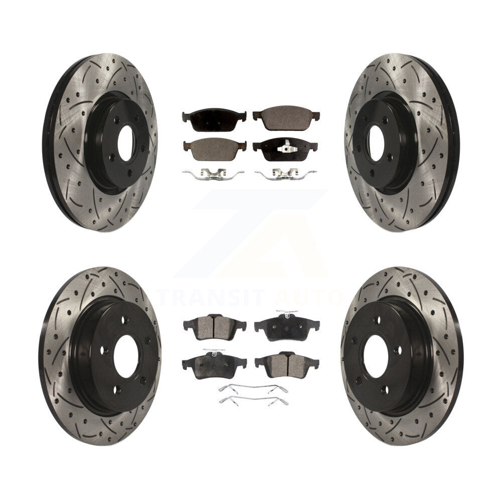 Disc Rotors and Ceramic Brake Pads Kit-KDT-100331 - Kit.bestparts.ca Kit.bestparts.ca