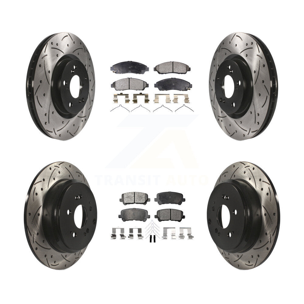 Disc Rotors and Ceramic Brake Pads Kit-KDT-100332 - Kit.bestparts.ca
