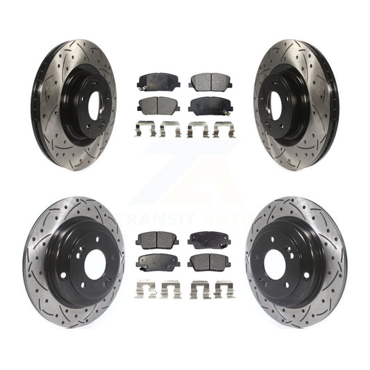 Disc Rotors and Ceramic Brake Pads Kit-KDT-100364 - Kit.bestparts.ca