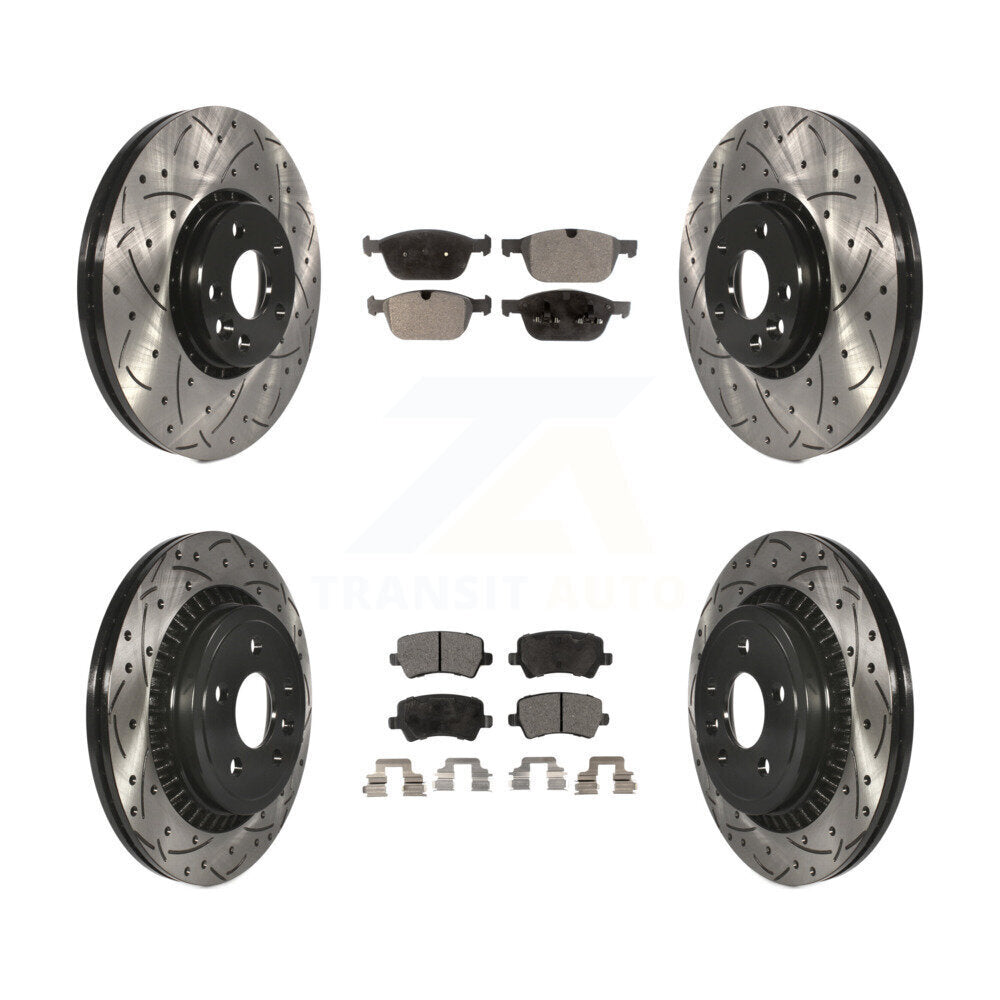 Disc Rotors and Ceramic Brake Pads Kit-KDT-100365 - Kit.bestparts.ca