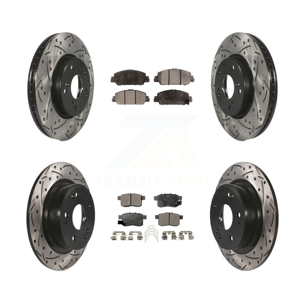 Disc Rotors and Ceramic Brake Pads Kit-KDT-100398 - Kit.bestparts.ca