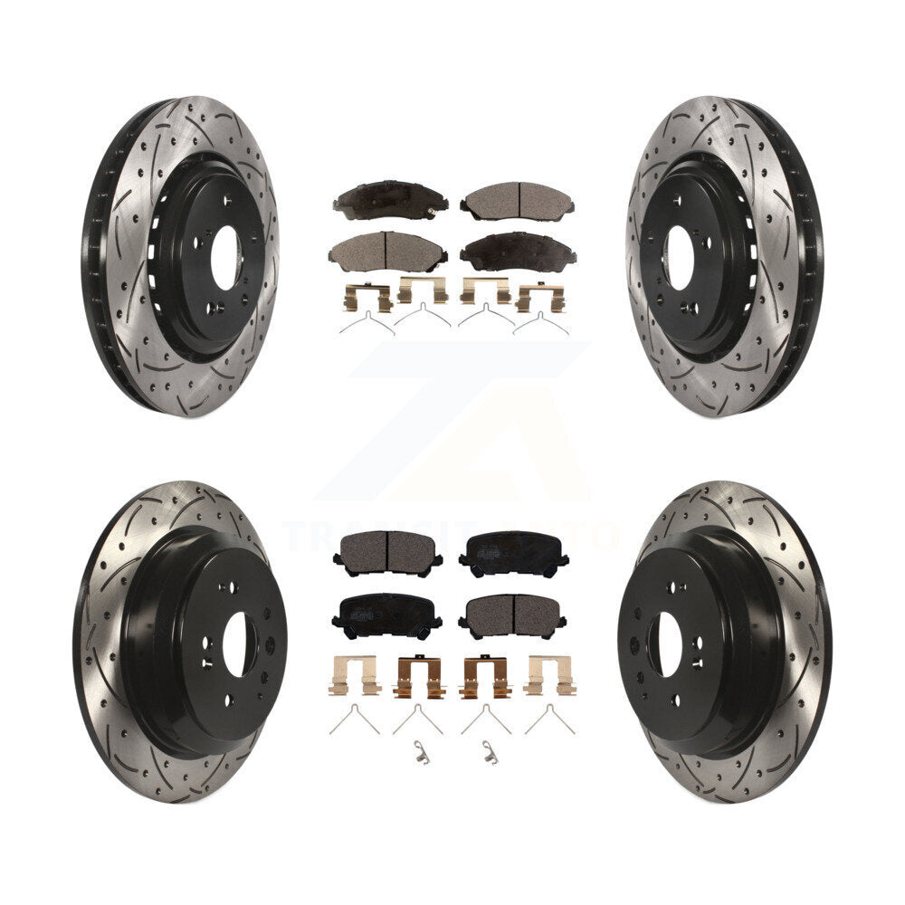 Disc Rotors and Ceramic Brake Pads Kit-KDT-100404 - Kit.bestparts.ca