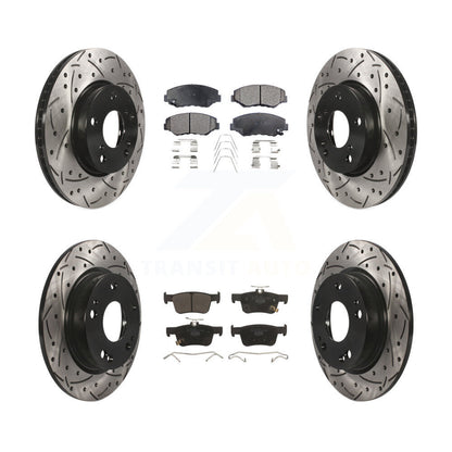 Disc Rotors and Ceramic Brake Pads Kit-KDT-100419 - Kit.bestparts.ca