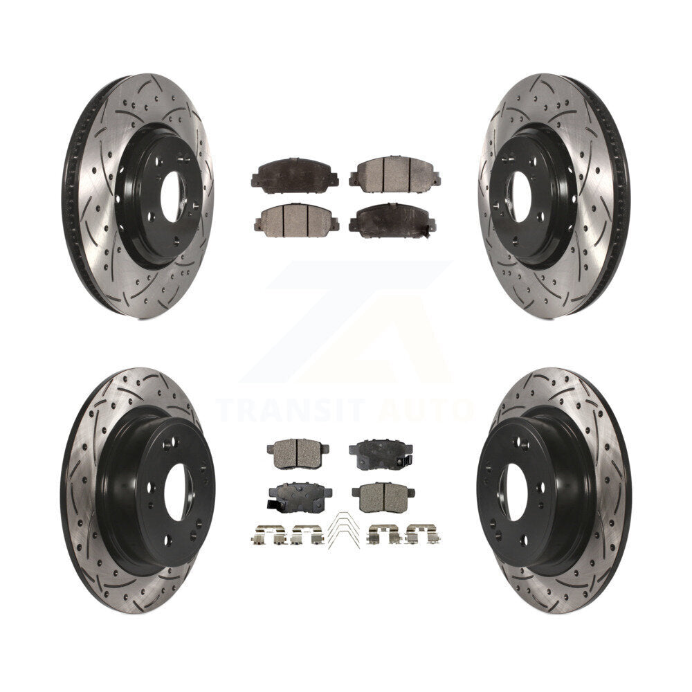 Disc Rotors and Ceramic Brake Pads Kit-KDT-100420 - Kit.bestparts.ca