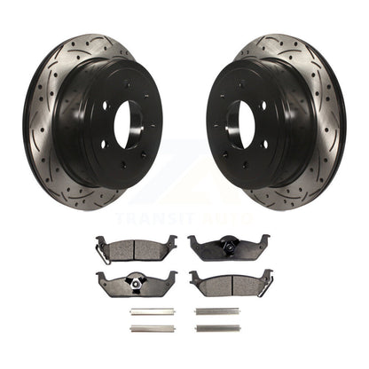 Coated Disc Rotors and Ceramic Brake Pads Kit-KDT-100446 - Kit.bestparts.ca