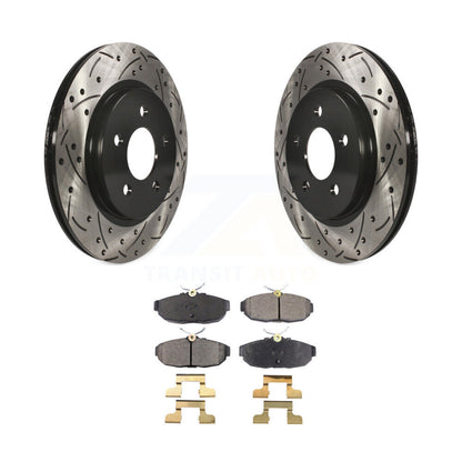 Coated Disc Rotors and Ceramic Brake Pads Kit-KDT-100447 - Kit.bestparts.ca