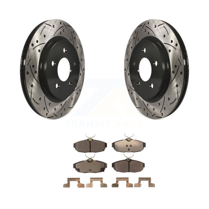 Coated Disc Rotors and Ceramic Brake Pads Kit-KDT-100449 - Kit.bestparts.ca