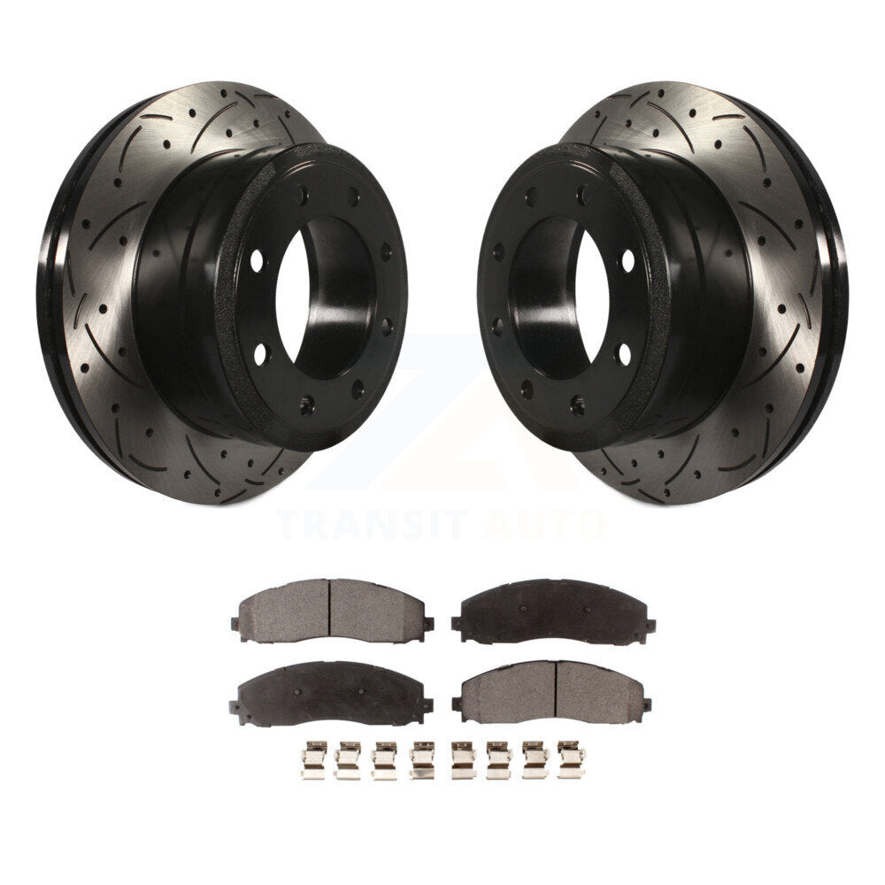 Coated Disc Rotors and Ceramic Brake Pads Kit-KDT-100469 - Kit.bestparts.ca