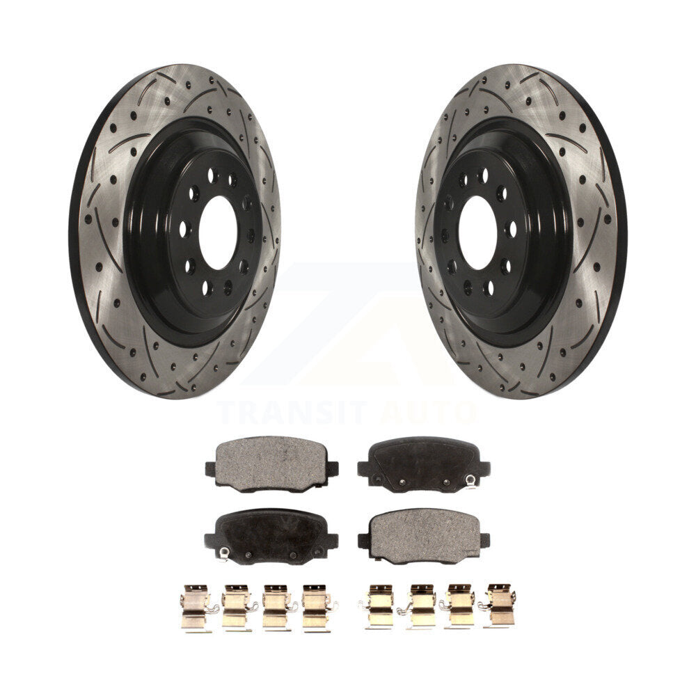 Coated Disc Rotors and Ceramic Brake Pads Kit-KDT-100489 - Kit.bestparts.ca Kit.bestparts.ca