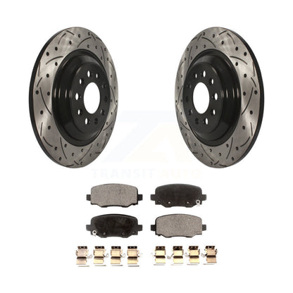 Coated Disc Rotors and Ceramic Brake Pads Kit-KDT-100489 - Kit.bestparts.ca