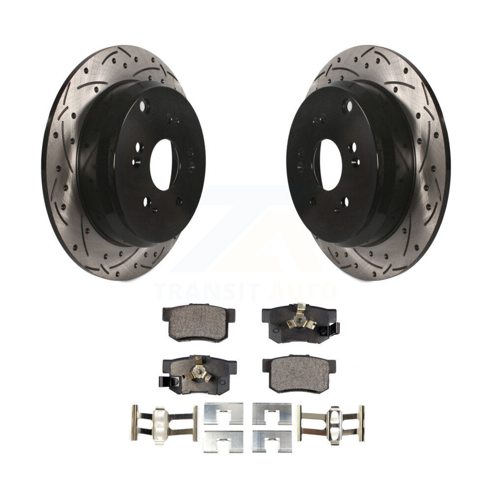 Coated Disc Rotors and Ceramic Brake Pads Kit-KDT-100496 - Kit.bestparts.ca