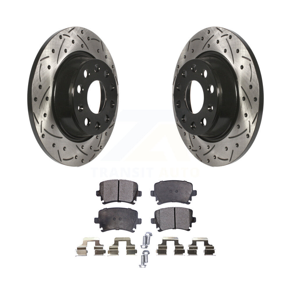 Coated Disc Rotors and Ceramic Brake Pads Kit-KDT-100530 - Kit.bestparts.ca