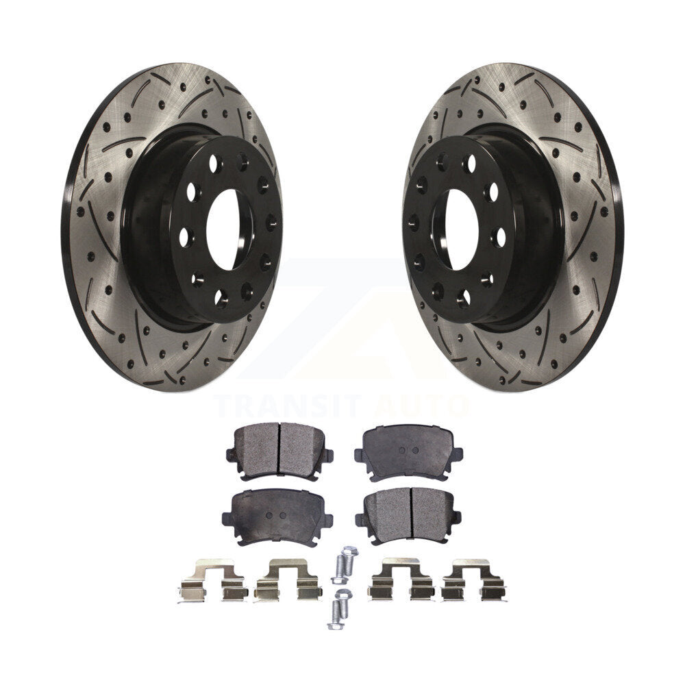 Coated Disc Rotors and Ceramic Brake Pads Kit-KDT-100531 - Kit.bestparts.ca