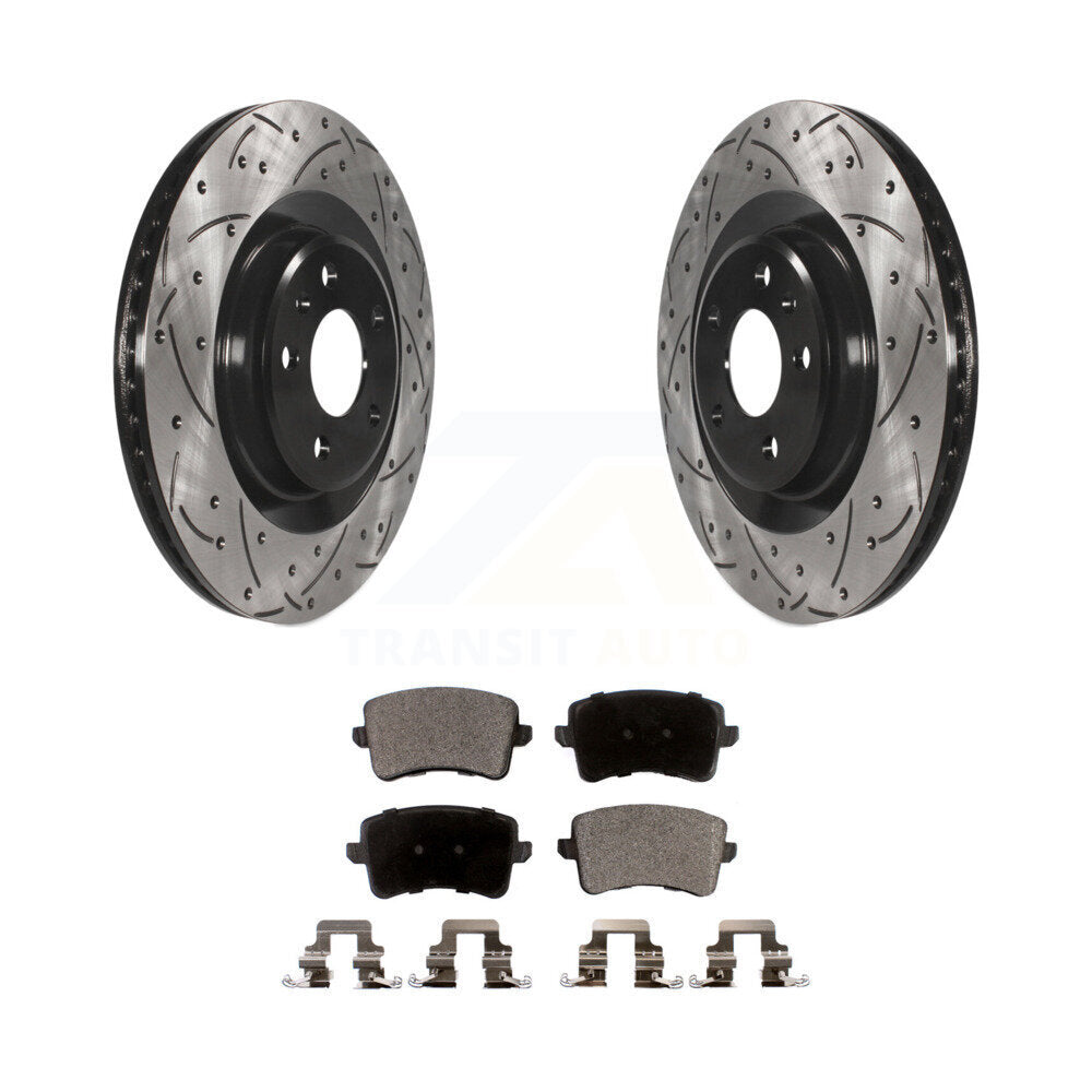 Coated Disc Rotors and Ceramic Brake Pads Kit-KDT-100537 - Kit.bestparts.ca Kit.bestparts.ca