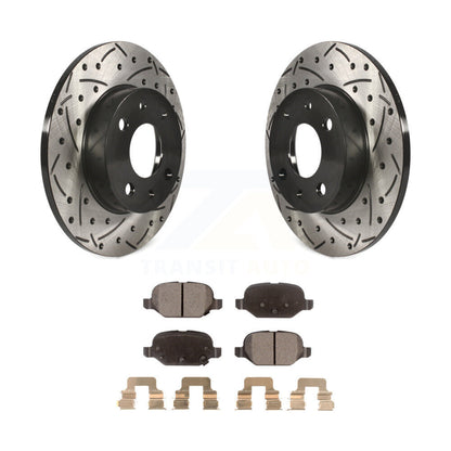 Coated Disc Rotors and Ceramic Brake Pads Kit-KDT-100541 - Kit.bestparts.ca