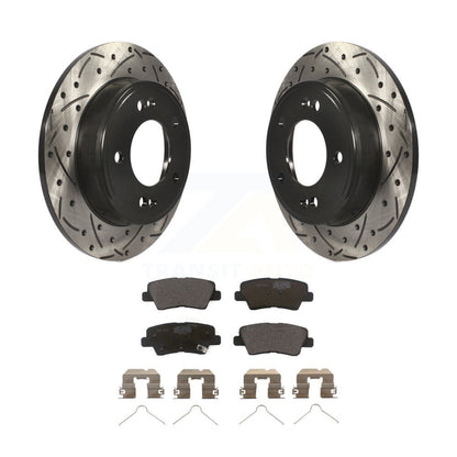 Coated Disc Rotors and Ceramic Brake Pads Kit-KDT-100545 - Kit.bestparts.ca