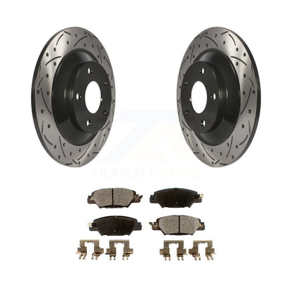 Coated Disc Rotors and Ceramic Brake Pads Kit-KDT-100550 - Kit.bestparts.ca