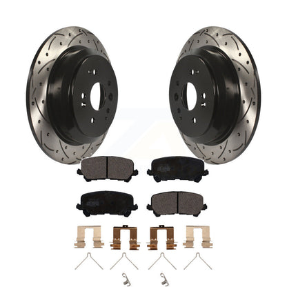 Coated Disc Rotors and Ceramic Brake Pads Kit-KDT-100553 - Kit.bestparts.ca