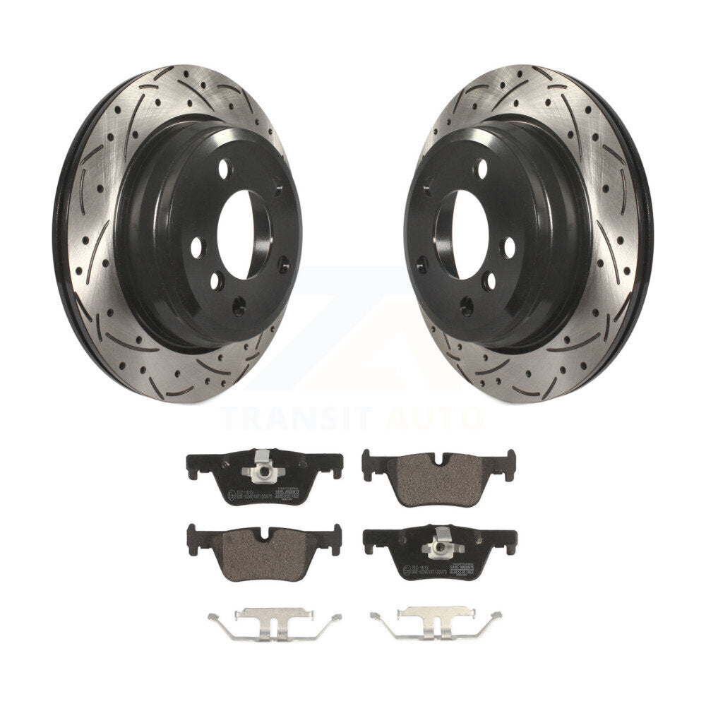 Coated Disc Rotors and Ceramic Brake Pads Kit-KDT-100558 - Kit.bestparts.ca