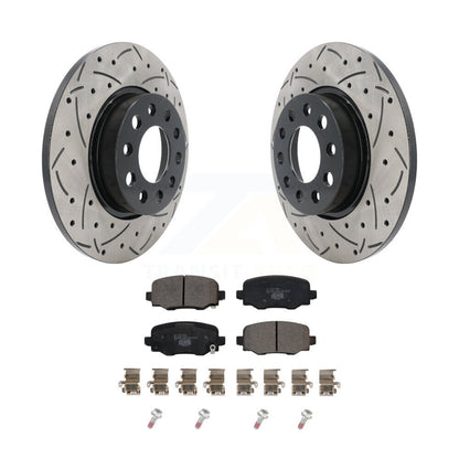 Coated Disc Rotors and Ceramic Brake Pads Kit-KDT-100582 - Kit.bestparts.ca