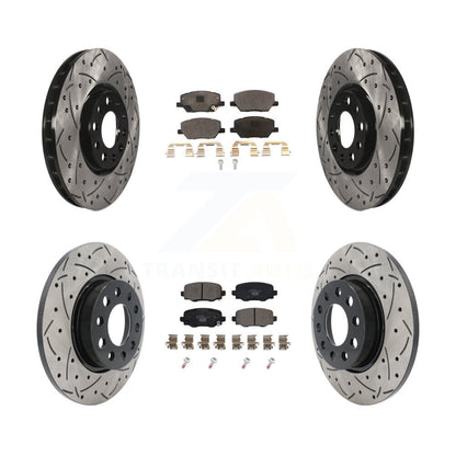 Disc Rotors and Ceramic Brake Pads Kit-KDT-100588 - Kit.bestparts.ca