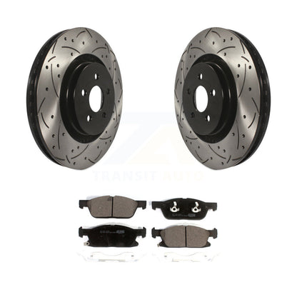 Coated Disc Rotors and Ceramic Brake Pads Kit-KDT-100612 - Kit.bestparts.ca