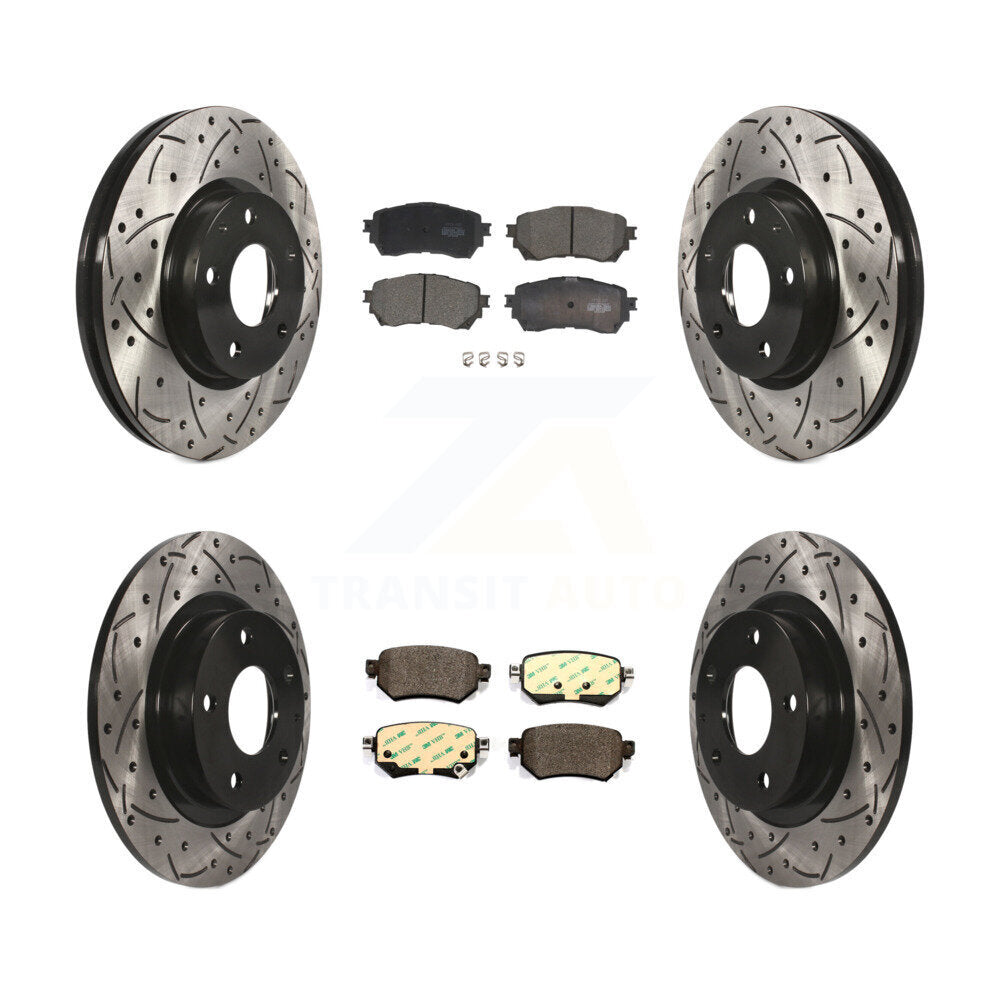 Disc Rotors and Ceramic Brake Pads Kit-KDT-100622 - Kit.bestparts.ca