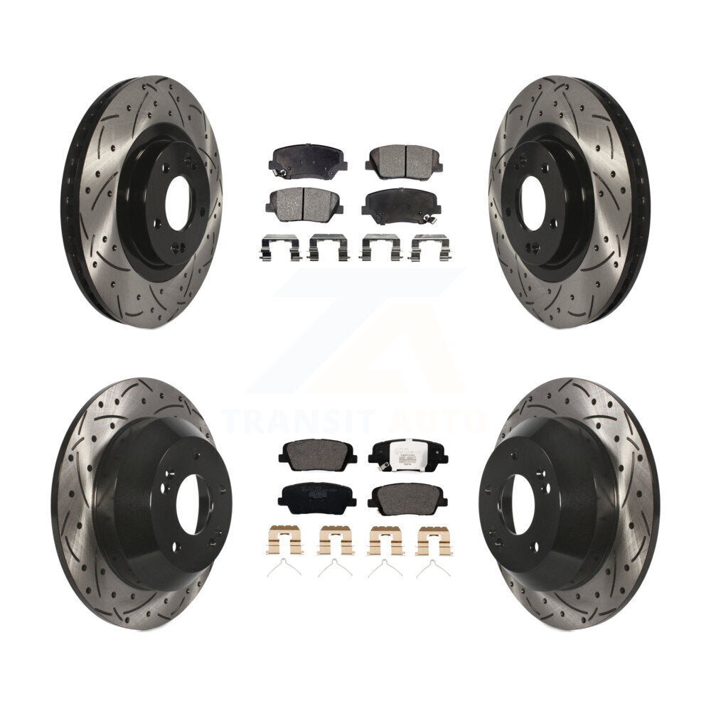 Disc Rotors and Ceramic Brake Pads Kit-KDT-100625 - Kit.bestparts.ca