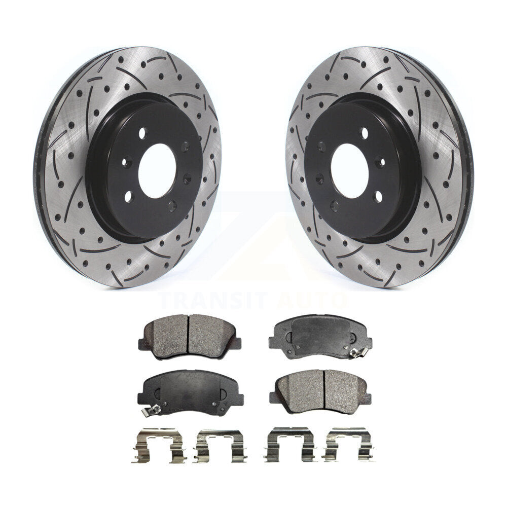 Coated Disc Rotors and Ceramic Brake Pads Kit-KDT-100642 - Kit.bestparts.ca Kit.bestparts.ca
