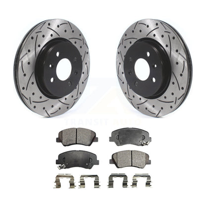 Coated Disc Rotors and Ceramic Brake Pads Kit-KDT-100642 - Kit.bestparts.ca