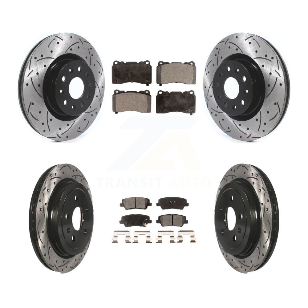 Disc Rotors and Ceramic Brake Pads Kit-KDT-100660 - Kit.bestparts.ca