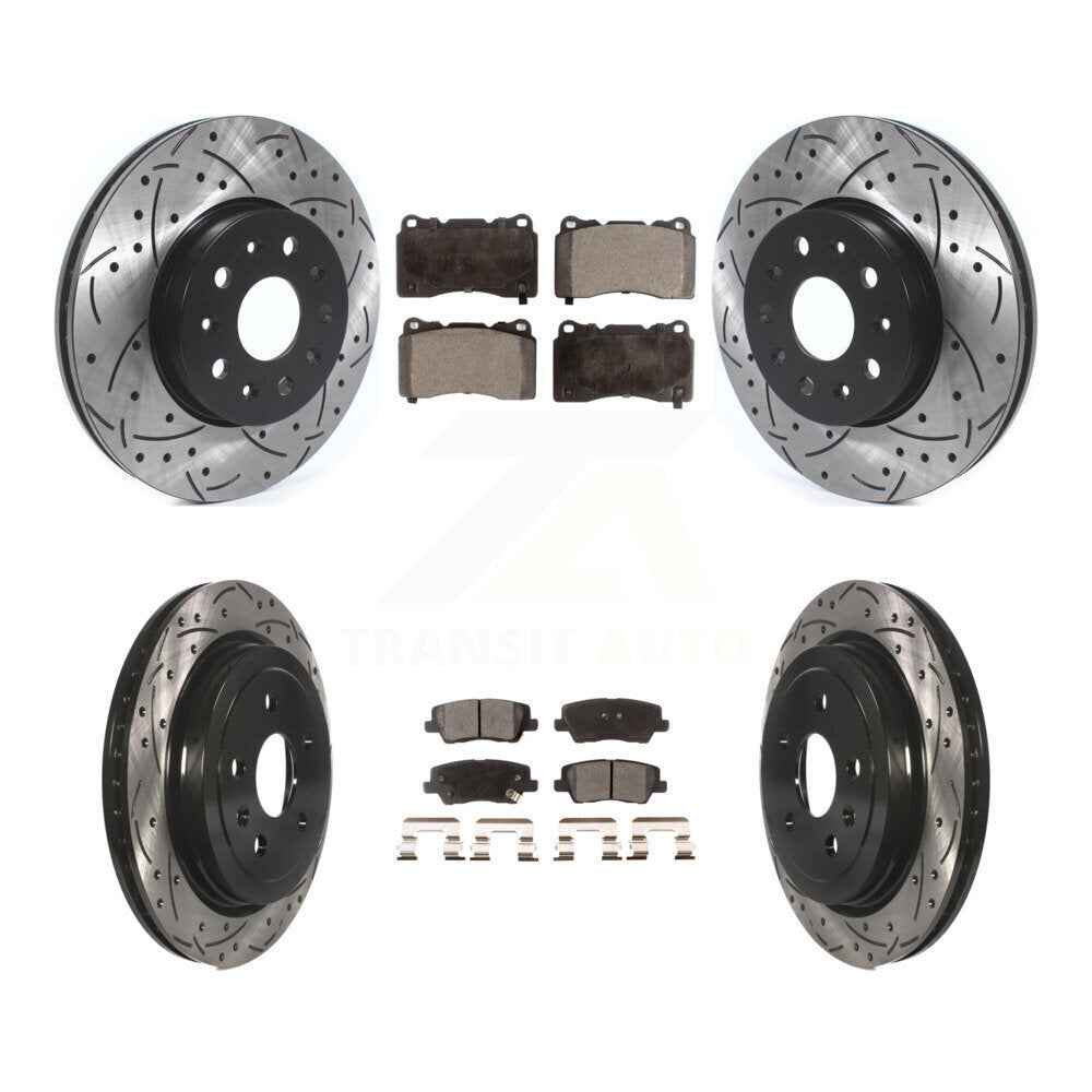 Disc Rotors and Ceramic Brake Pads Kit-KDT-100661 - Kit.bestparts.ca