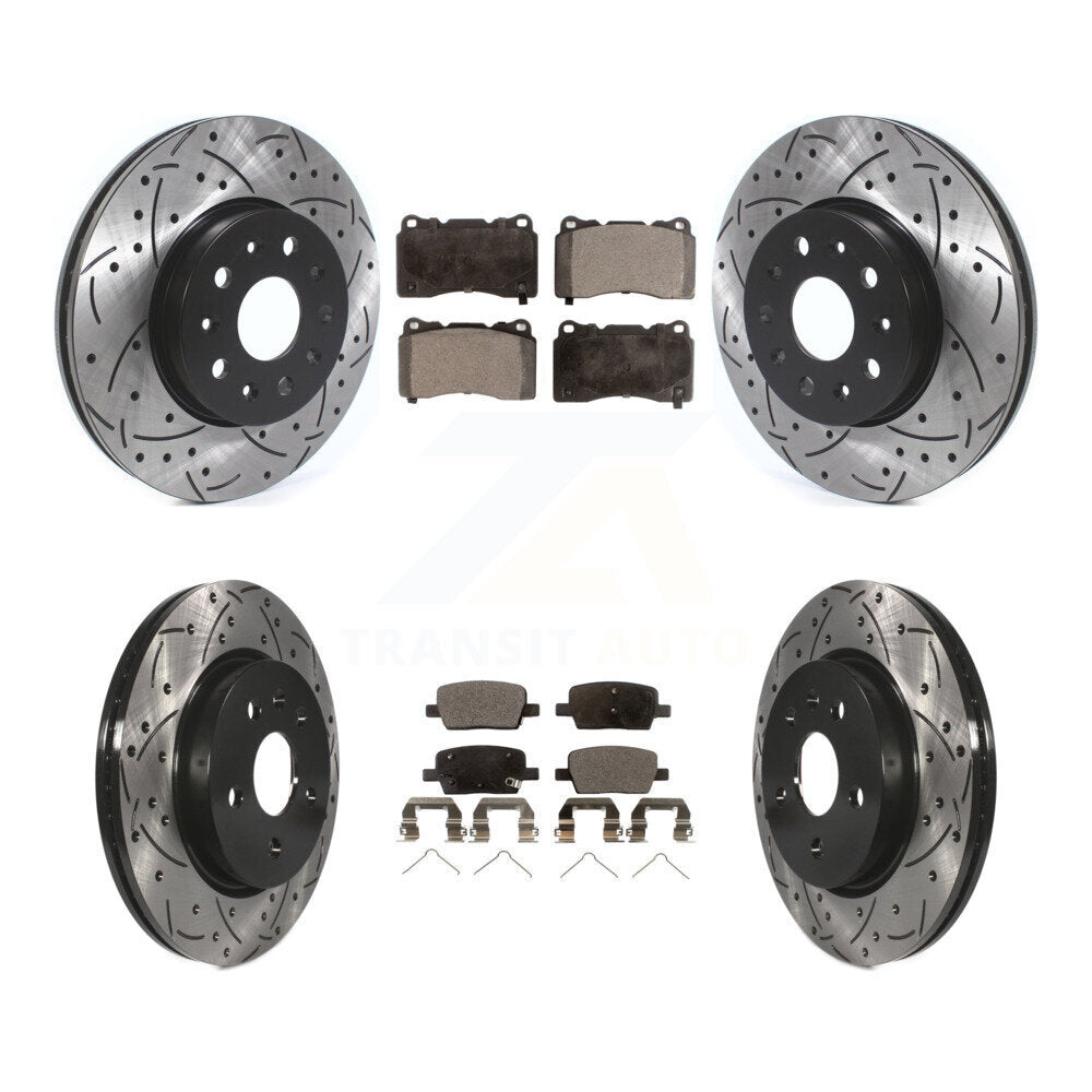 Disc Rotors and Ceramic Brake Pads Kit-KDT-100662 - Kit.bestparts.ca
