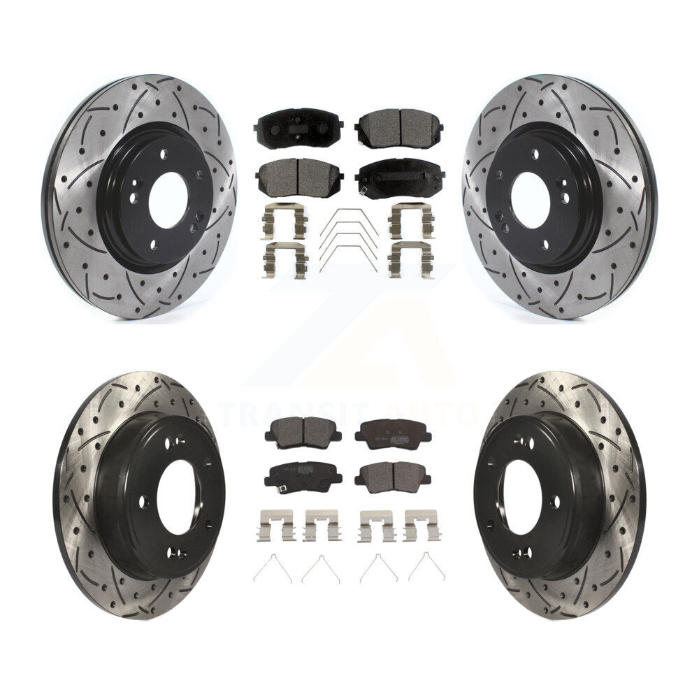 Disc Rotors and Ceramic Brake Pads Kit-KDT-100685