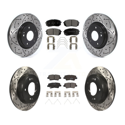 Disc Rotors and Ceramic Brake Pads Kit-KDT-100685