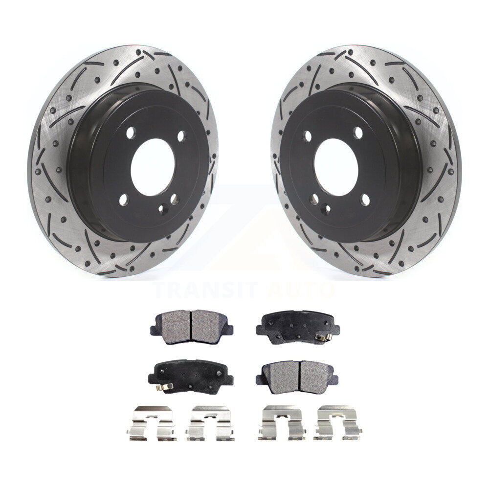 Coated Disc Rotors and Ceramic Brake Pads Kit-KDT-100705 - Kit.bestparts.ca