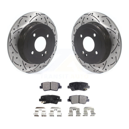 Coated Disc Rotors and Ceramic Brake Pads Kit-KDT-100705 - Kit.bestparts.ca