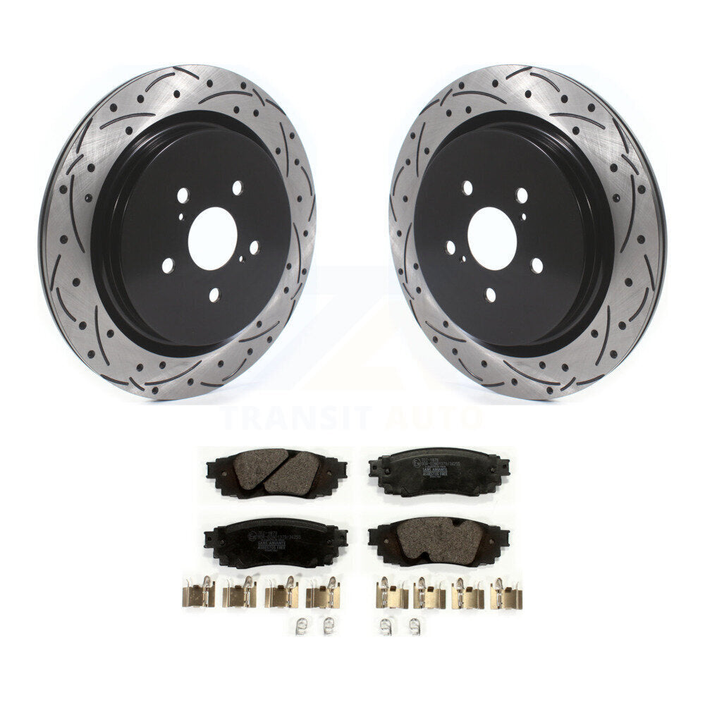 Coated Disc Rotors and Ceramic Brake Pads Kit-KDT-100708 - Kit.bestparts.ca