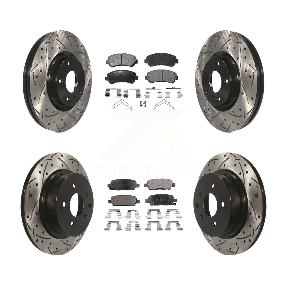 Disc Rotors and Ceramic Brake Pads Kit-KDT-100736 - Kit.bestparts.ca Kit.bestparts.ca