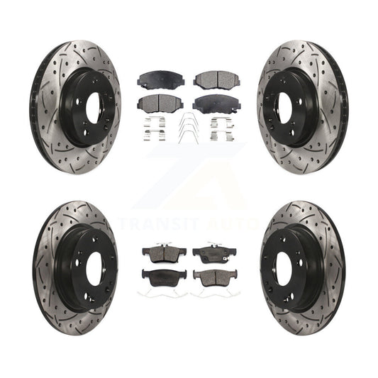 Disc Rotors and Ceramic Brake Pads Kit-KDT-100742 - Kit.bestparts.ca