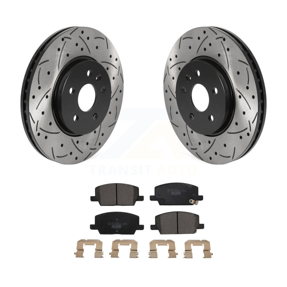 Coated Disc Rotors and Ceramic Brake Pads Kit-KDT-100759 - Kit.bestparts.ca
