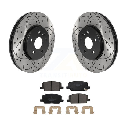 Coated Disc Rotors and Ceramic Brake Pads Kit-KDT-100759 - Kit.bestparts.ca