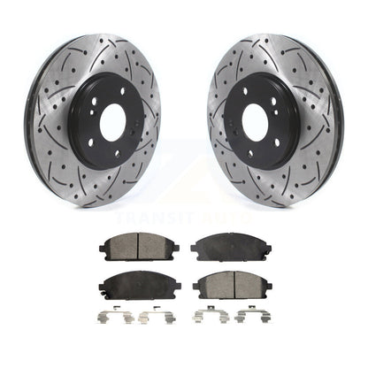 Coated Disc Rotors and Ceramic Brake Pads Kit-KDT-100769 - Kit.bestparts.ca