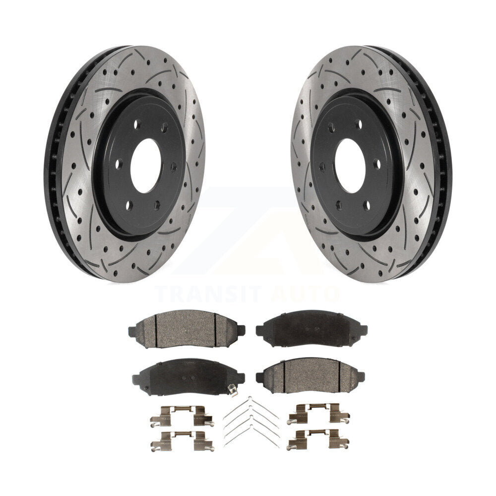 Coated Disc Rotors and Ceramic Brake Pads Kit-KDT-100779 - Kit.bestparts.ca Kit.bestparts.ca