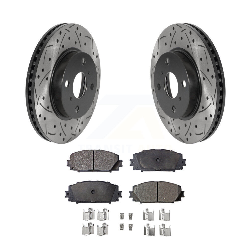 Coated Disc Rotors and Ceramic Brake Pads Kit-KDT-100780 - Kit.bestparts.ca