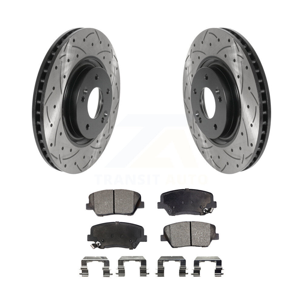 Coated Disc Rotors and Ceramic Brake Pads Kit-KDT-100794 - Kit.bestparts.ca